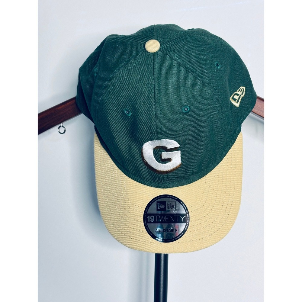 Golf Wang New Era 19TWENTY Adjustable Snapback Hat Green Tan G Logo Cap Mens